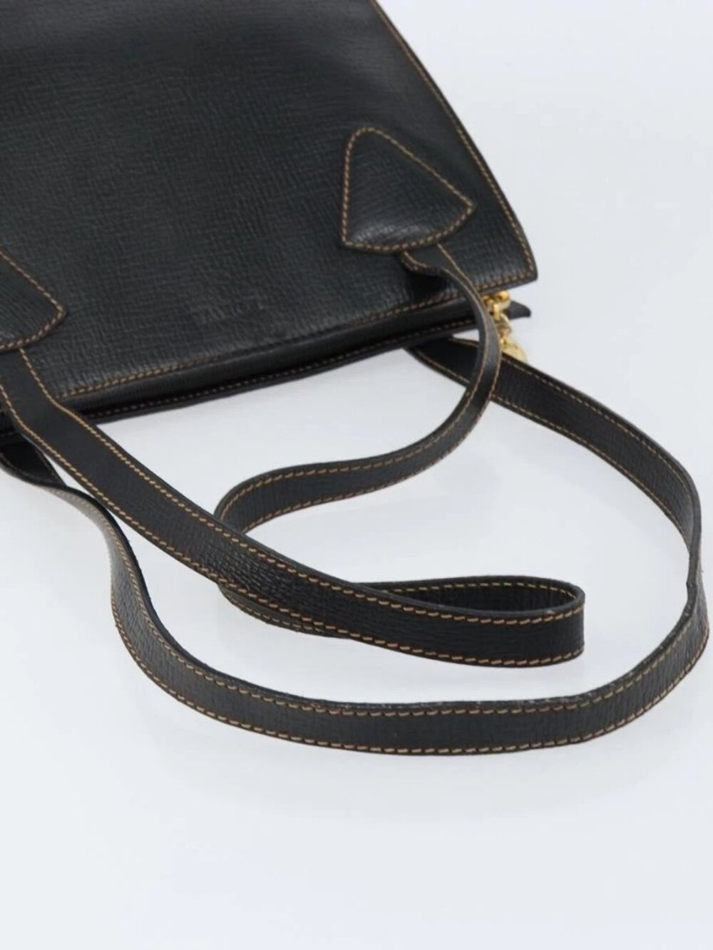 LOEWE Tote Bag Leather Black Gold Aut - Picture 8 of 16